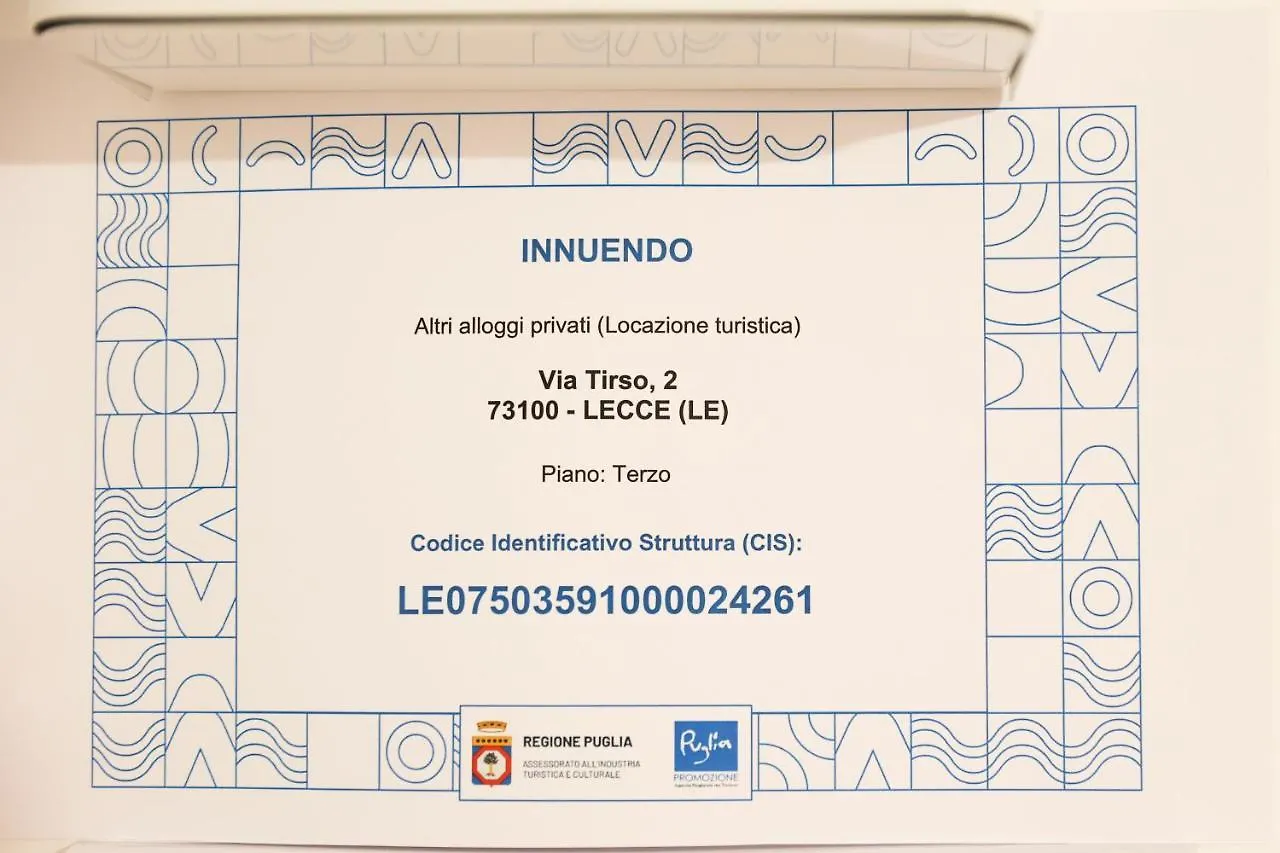 Innuendo La Terrazza House Lecce Italië